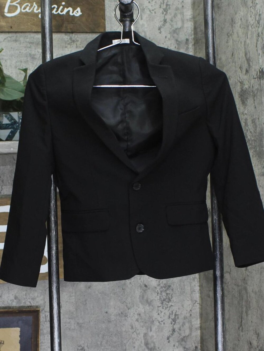 Calvin Klein Big Boys Slim Fit Stretch Suit Jacket K8J0045 Black 8